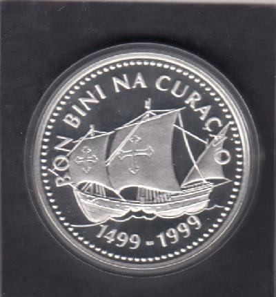 Beschrijving: 25 Gulden SHIP BON BINI